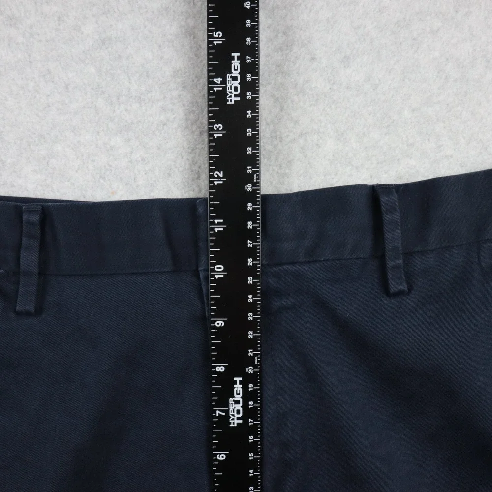 Banana Republic Pants Mens 36x34‎ Tapered Fit Khaki Stretch Flex Flat Front Blue